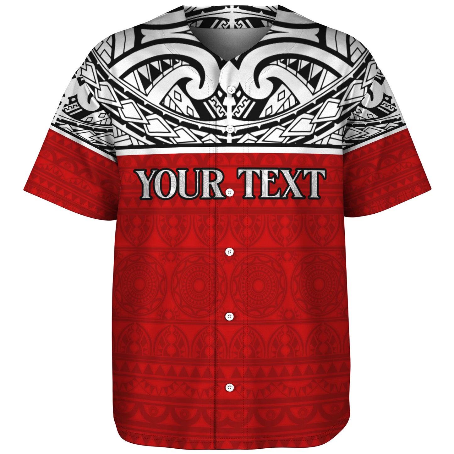 Tahiti Custom Personalised Baseball Shirt Coat Of Arms Polynesia Patterns Style