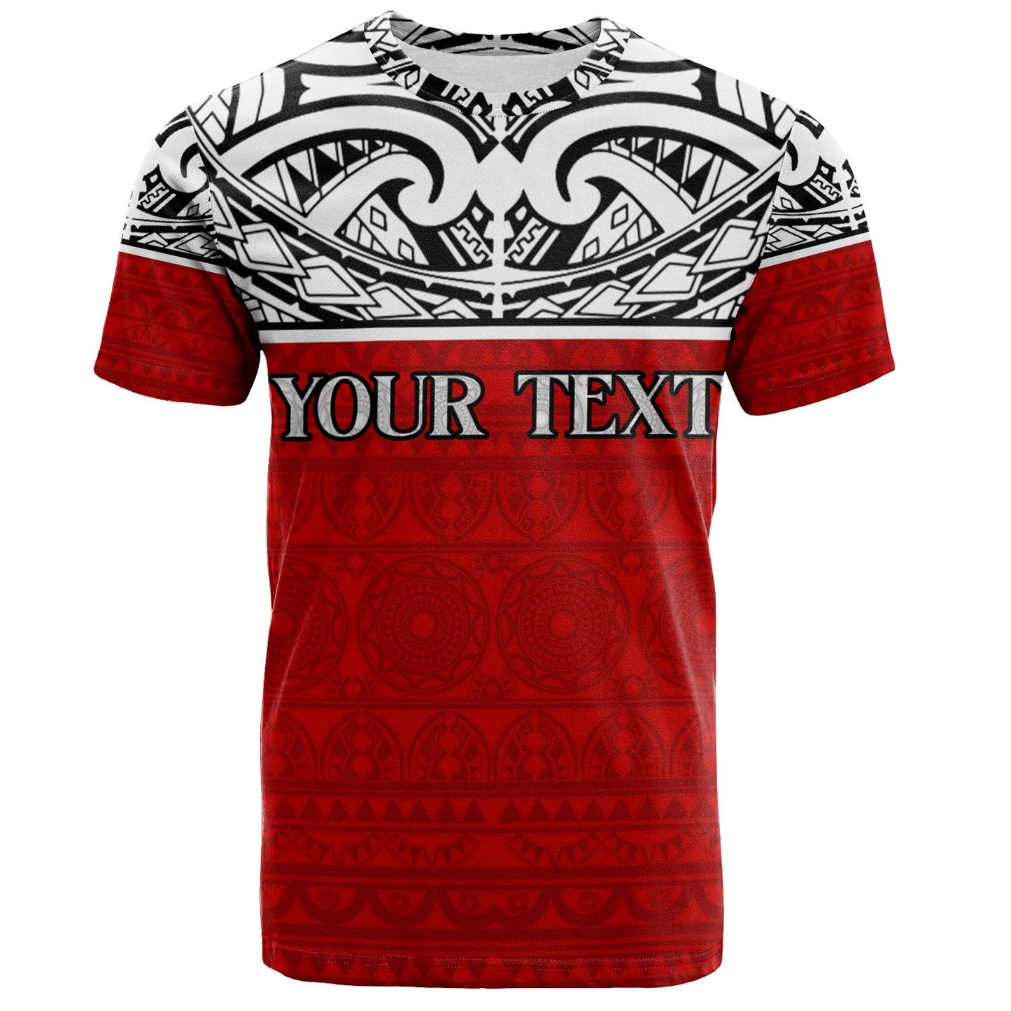 Tahiti Custom Personalised T-Shirt Coat Of Arms Polynesia Patterns Style