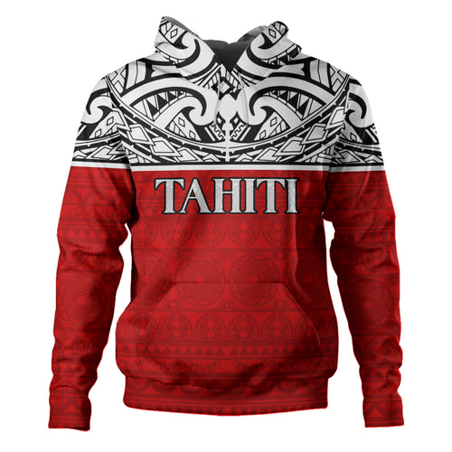 Tahiti Custom Personalised Hoodie Coat Of Arms Polynesia Patterns Style