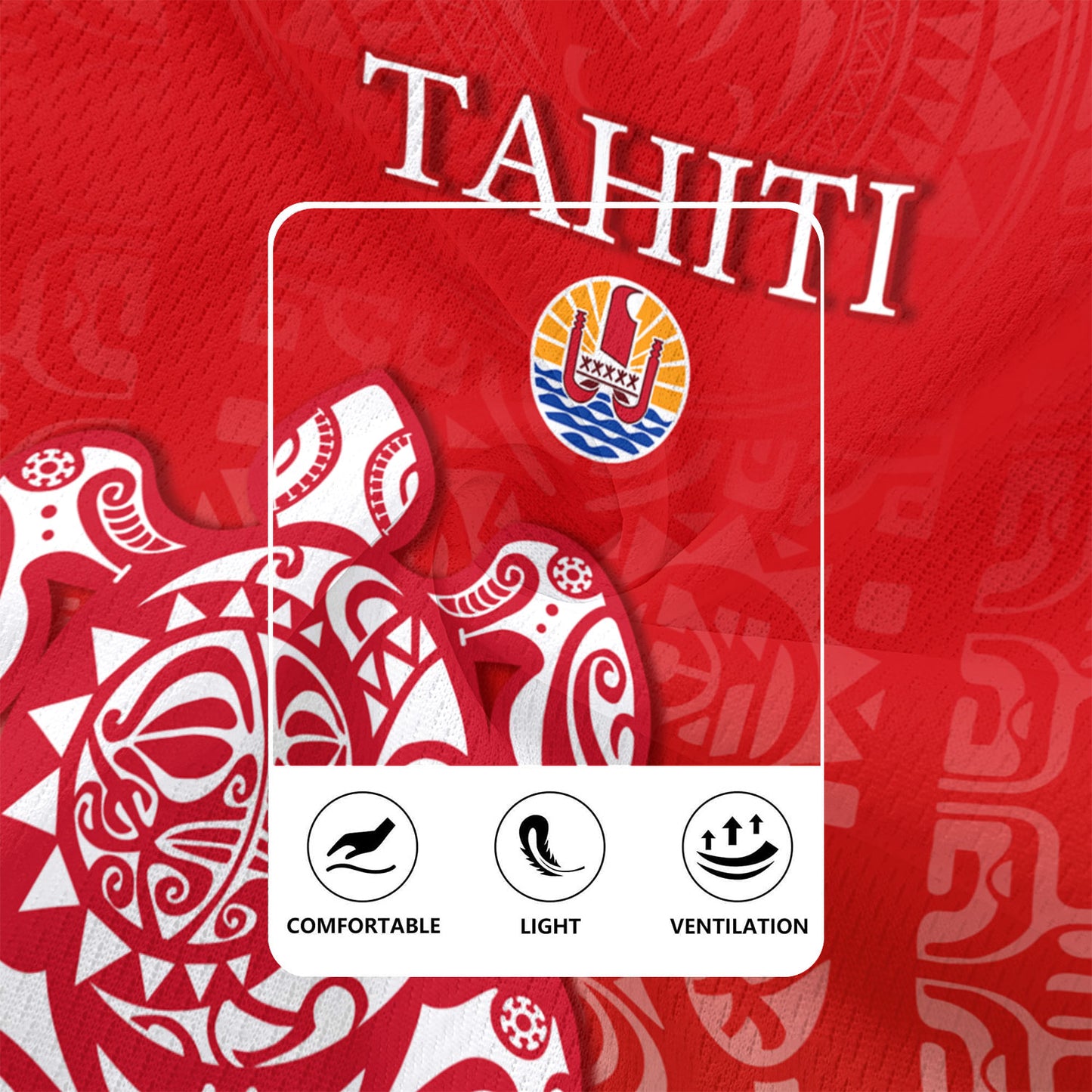 Tahiti Rugby Jersey Tahitian Tribal Tattoos Style
