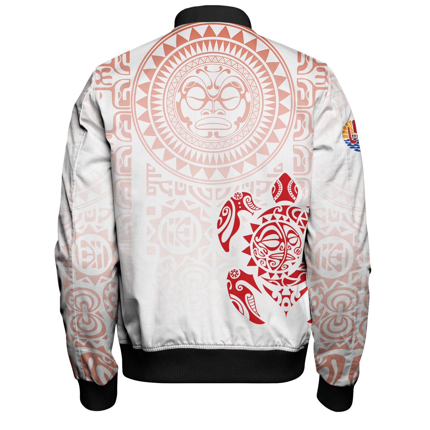Tahiti Bomber Jacket Tahitian Tribal Tattoos Style