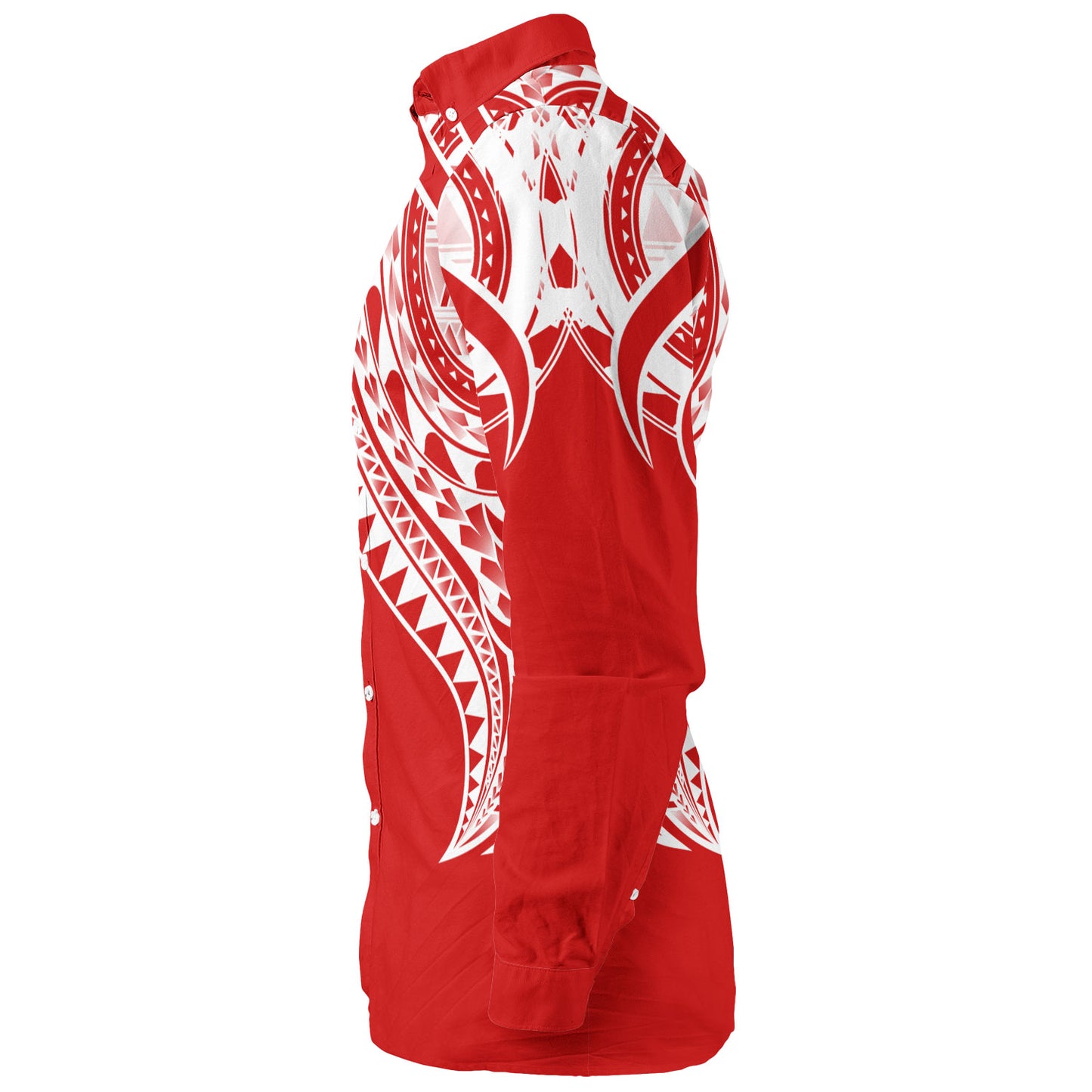 Tahiti Custom Personalised Long Sleeve Shirt Tatau White Patterns With Coat Of Arms