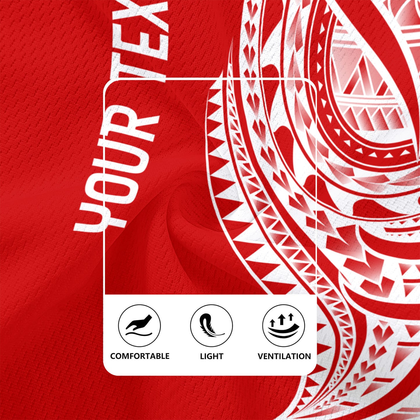 Tahiti Custom Personalised Rugby Jersey Tatau White Patterns With Coat Of Arms