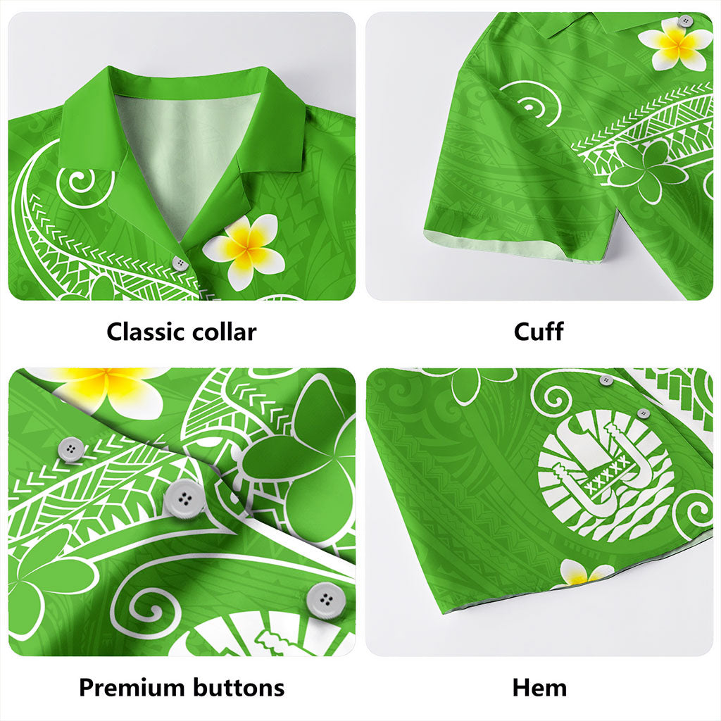 Tahiti Hawaiian Shirt Polynesia Floral Tribal