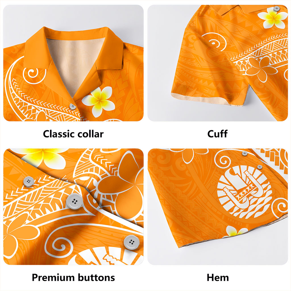Tahiti Hawaiian Shirt Polynesia Floral Tribal Ver.1