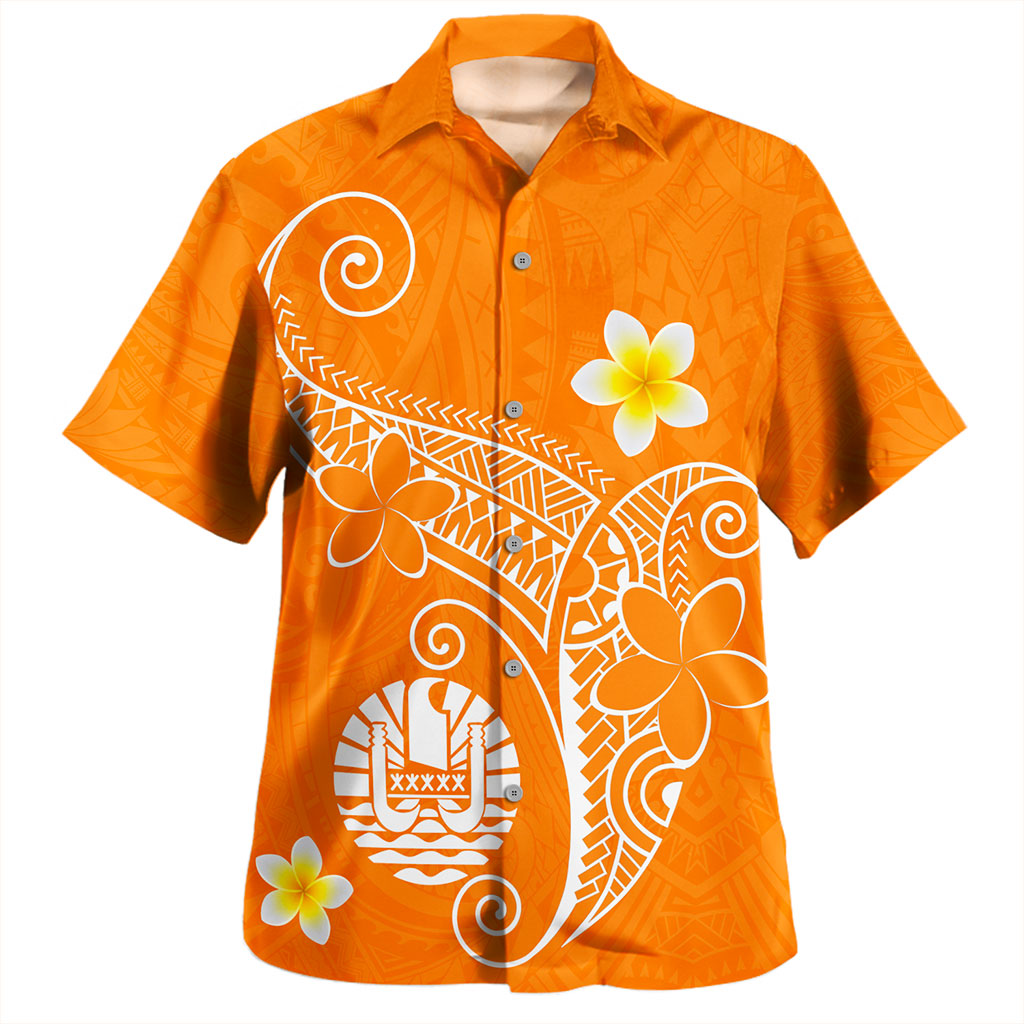 Tahiti Hawaiian Shirt Polynesia Floral Tribal Ver.1