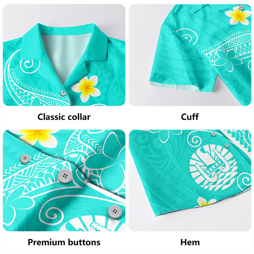 Tahiti Hawaiian Shirt Polynesia Floral Tribal Ver.1