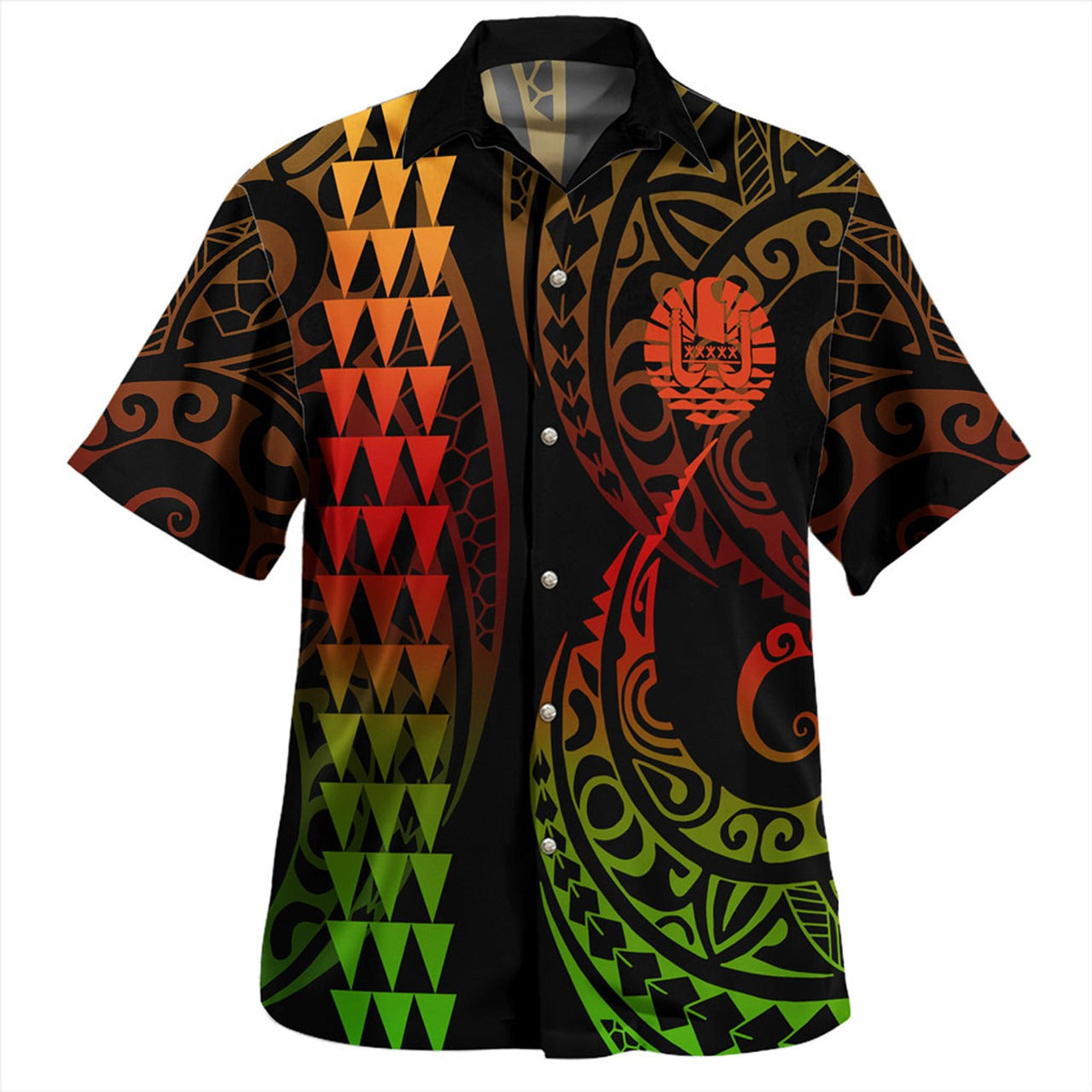 Tahiti Combo Puletasi And Shirt Kakau Style Reggae