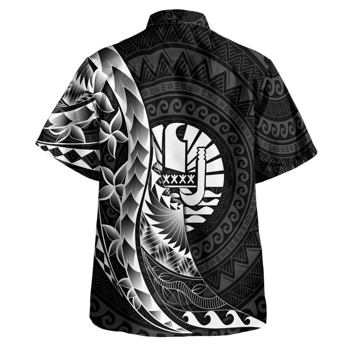Tahiti Custom Personalised Hawaiian Shirt Polynesian Pattern Style