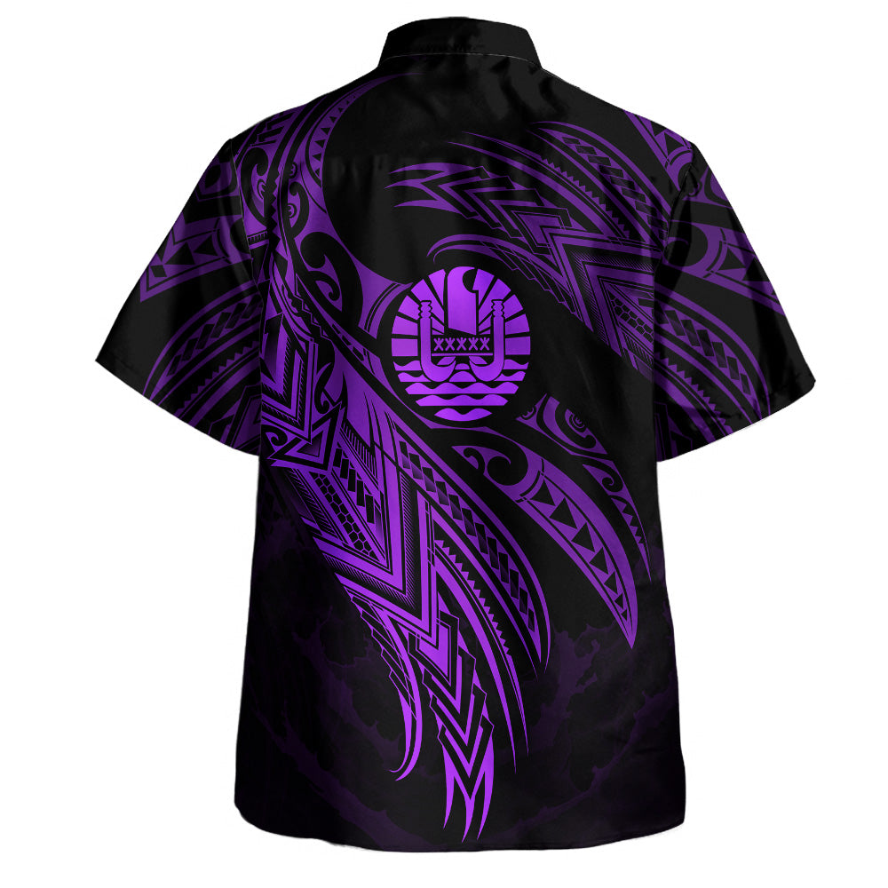 Tahiti Custom Personalised Hawaiian Shirt Hawaiian Shirt Legend Color Version