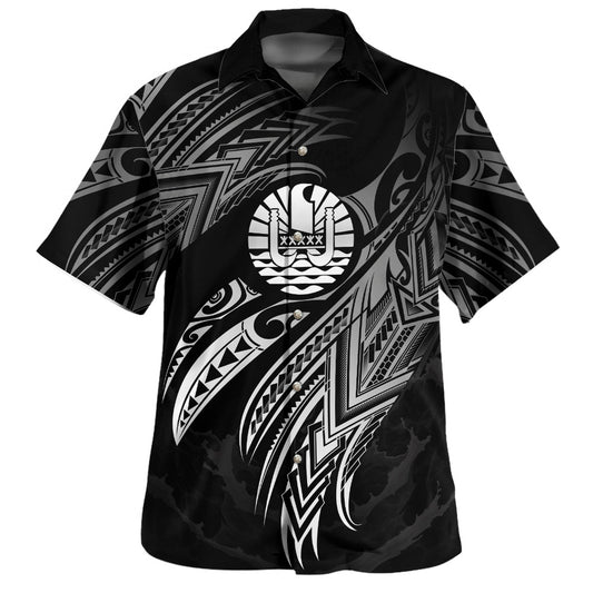 Tahiti Custom Personalised Hawaiian Shirt Hawaiian Shirt Legend Color Version