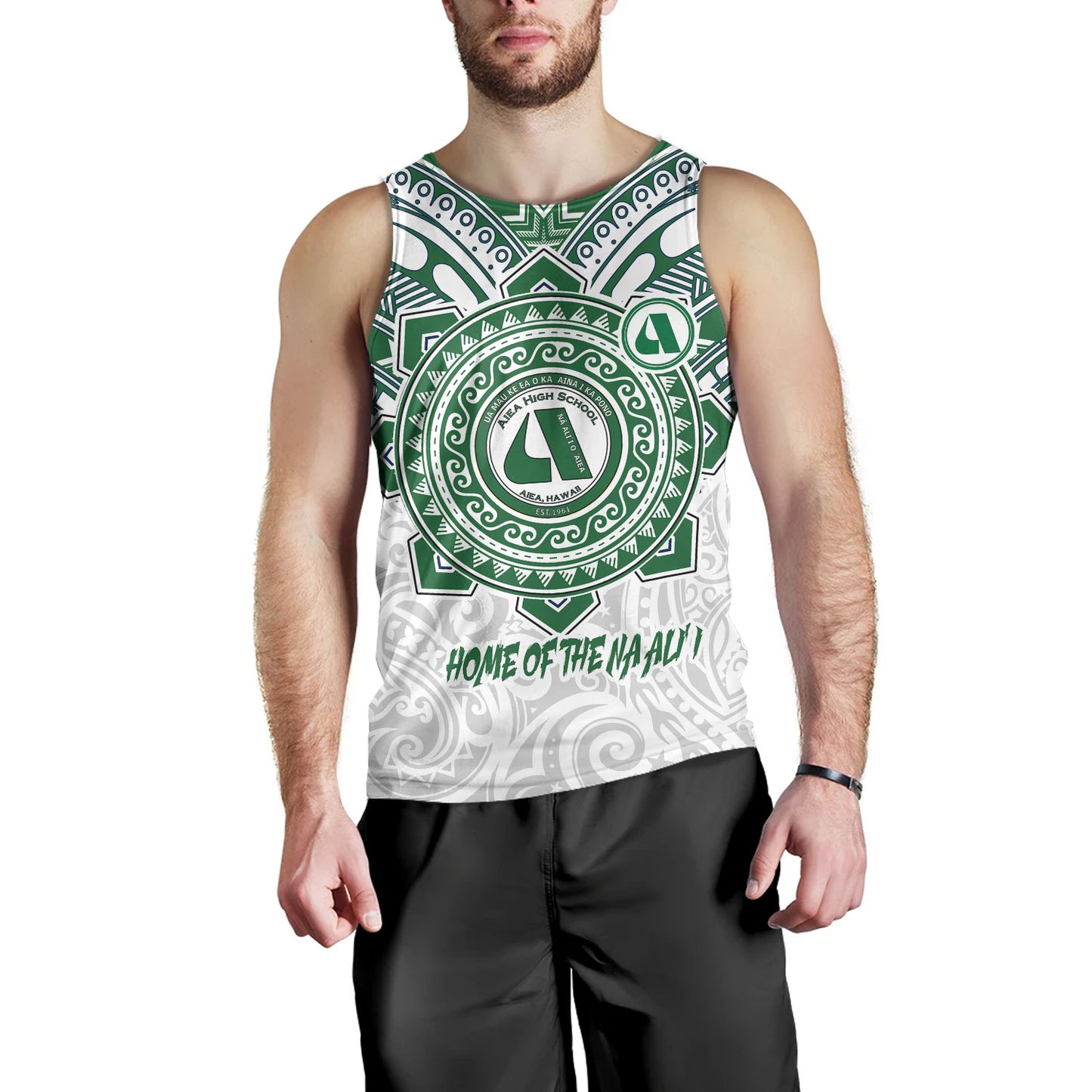Hawaii Tank Top Custom Aiea High School Home Of The Na Ali'i Tribal Style