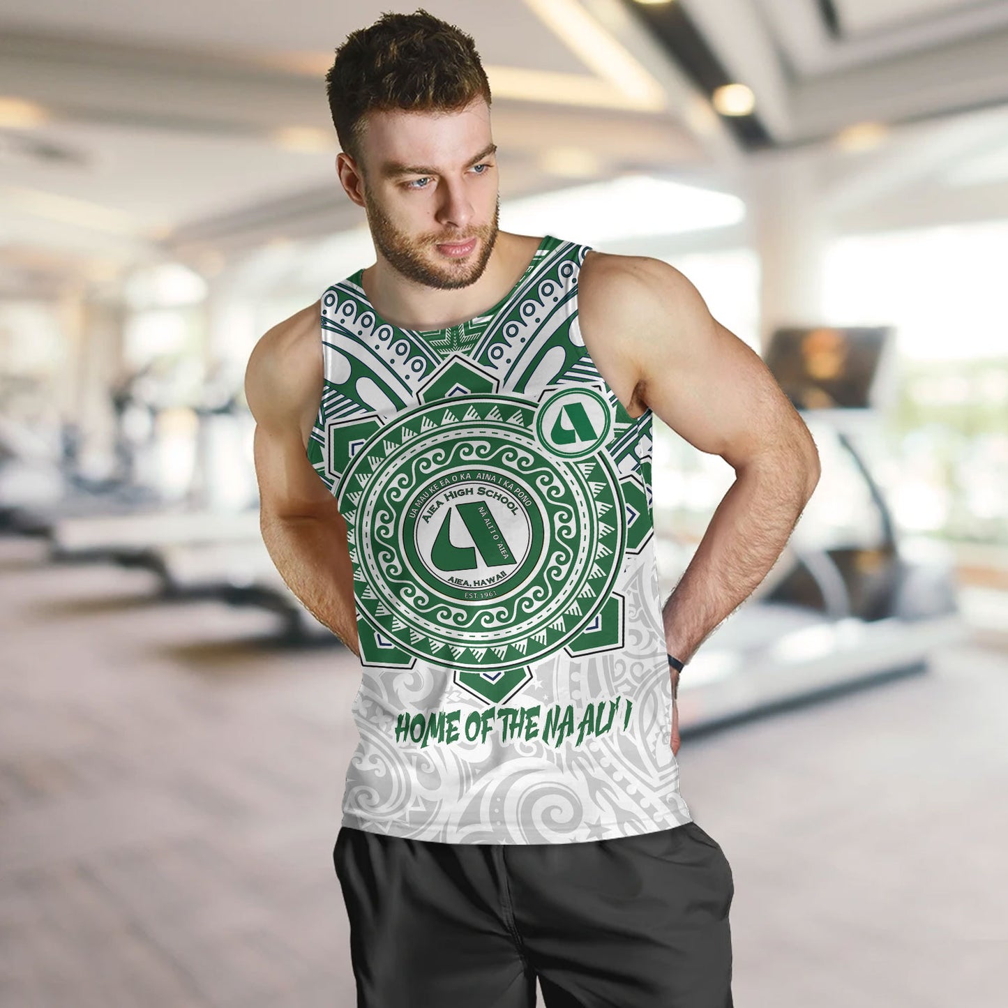 Hawaii Tank Top Custom Aiea High School Home Of The Na Ali'i Tribal Style