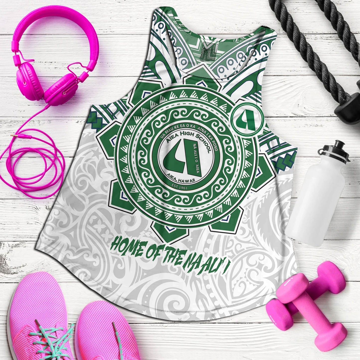 Hawaii Women Tank Custom Aiea High School Home Of The Na Ali'i Tribal Style