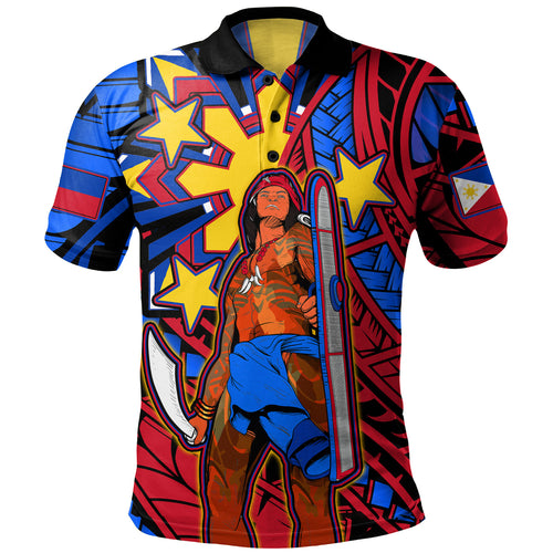 Philippines Polo Shirt Custom Lapu-Lapu The Legendary Filipino Hero