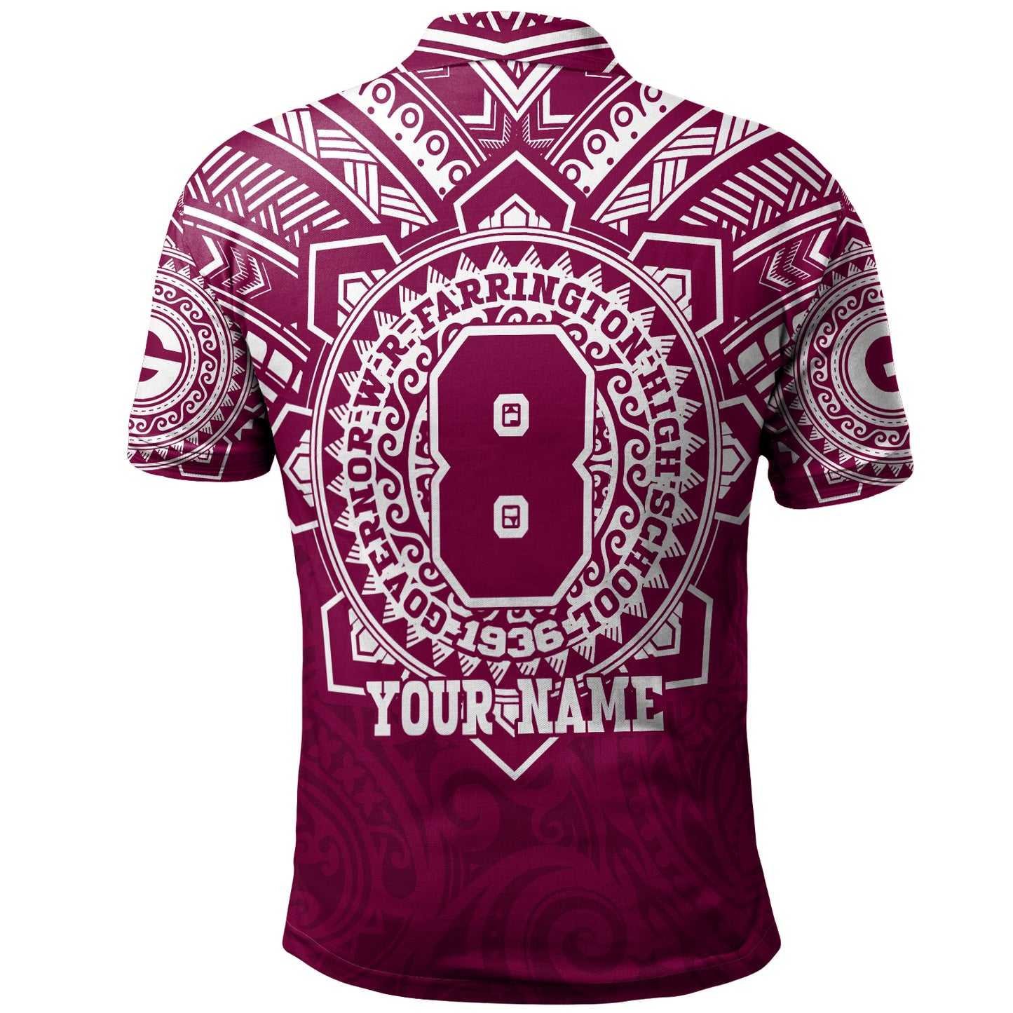 Hawaii Polo Shirt Custom Farrington High School Home Of The Governors Tribal Style