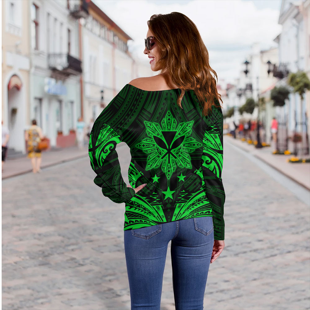 Philippines Off Shoulder Sweatshirt - Sun Filipino With Kanaka Maoli Style