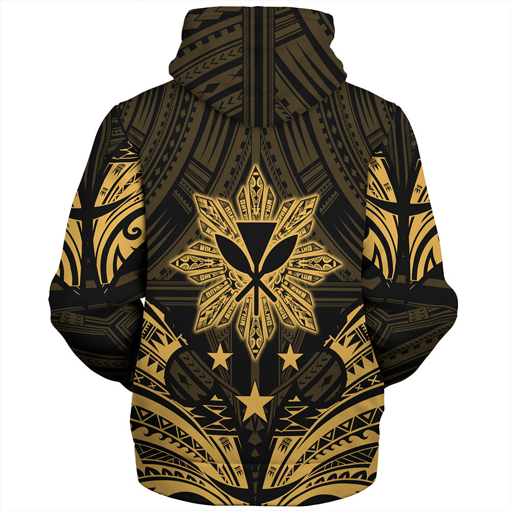 Philippines Sherpa Hoodie - Sun Filipino With Kanaka Maoli Style