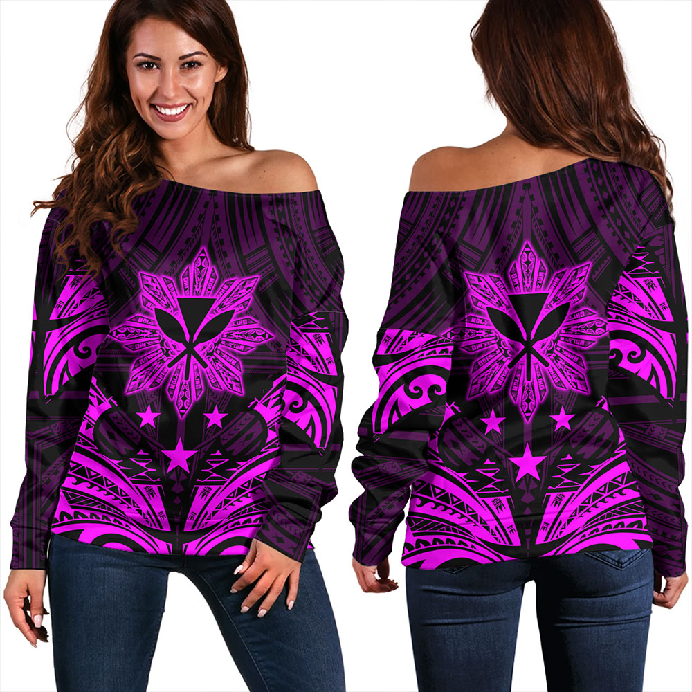 Philippines Off Shoulder Sweatshirt - Sun Filipino With Kanaka Maoli Style