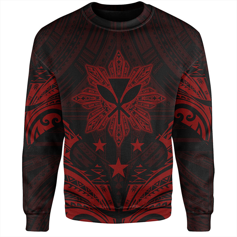Philippines Sweatshirt - Sun Filipino With Kanaka Maoli Style