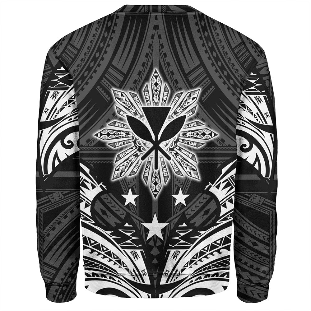 Philippines Sweatshirt - Sun Filipino With Kanaka Maoli Style
