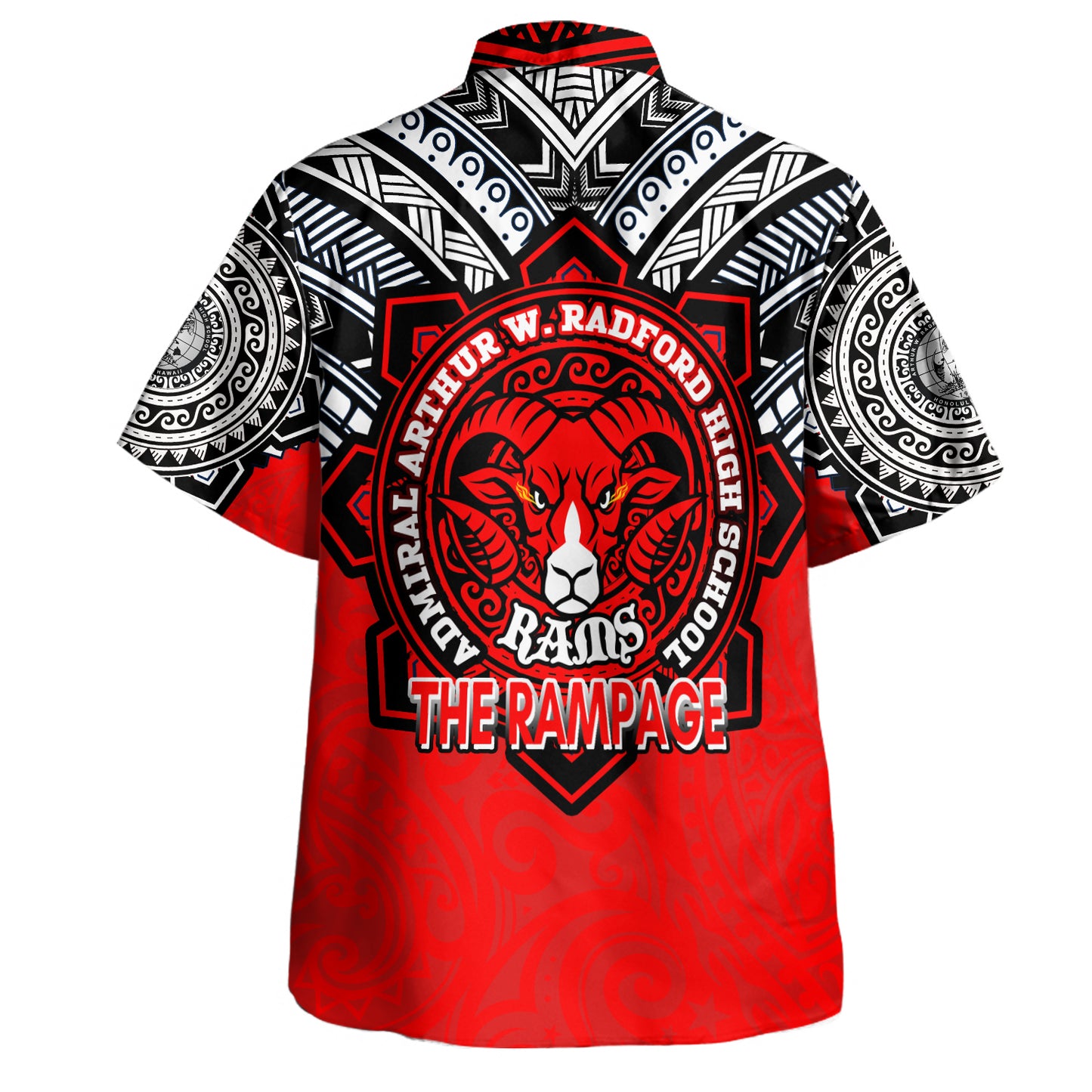 Hawaii Hawaiian Shirt Custom Radford High School Home Of The RamPage Tribal Style