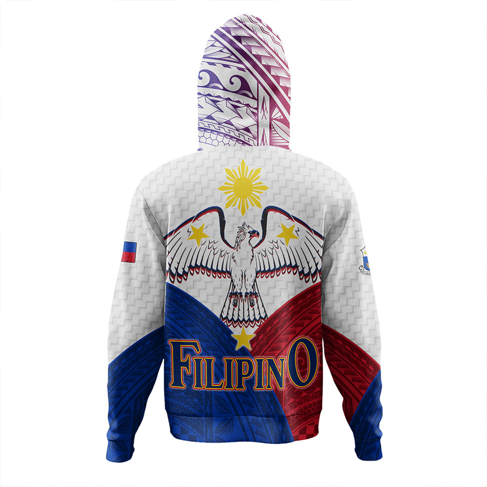 Philippines Hoodie - Philippines National Bird With Sun And Stars Style