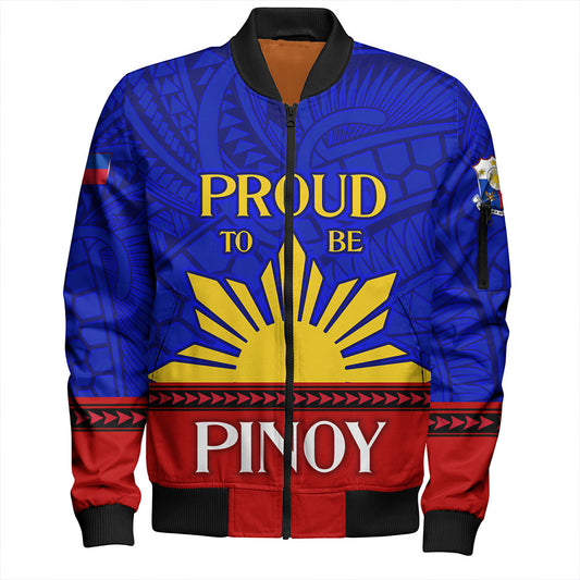 Philippines Bomber Jacket - Proud To Be Pinoy