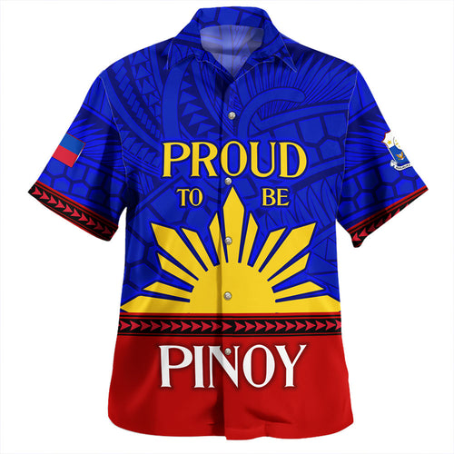 Philippines Hawaiian Shirt Filipino Tribal Sun Flag