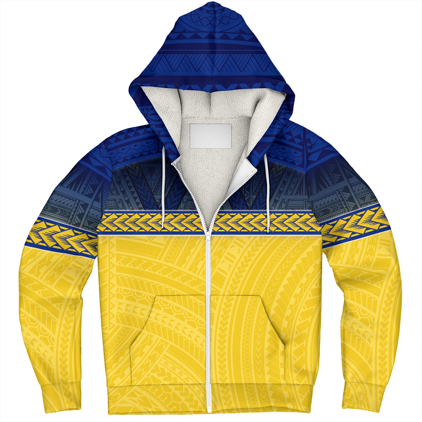 Micronesian Culture Tribal Patterns Special Design Sherpa Hoodie