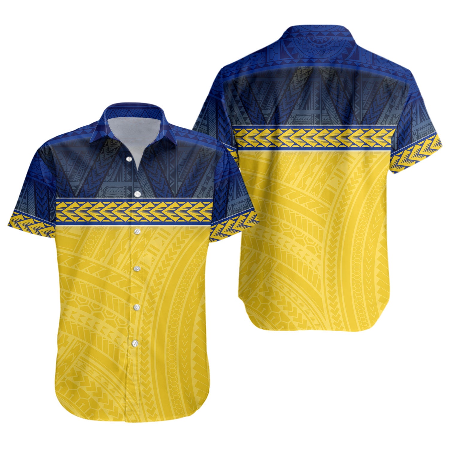 Micronesian Culture Tribal Patterns Special Design Short Sleeve Shirt