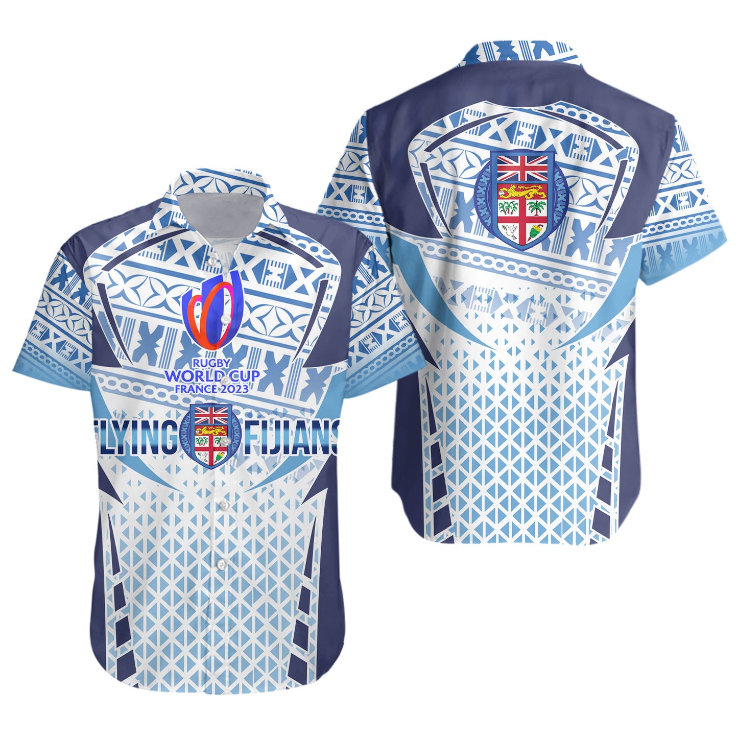 Fiji Short Sleeve Shirt Flying Fijians Rugby Cup