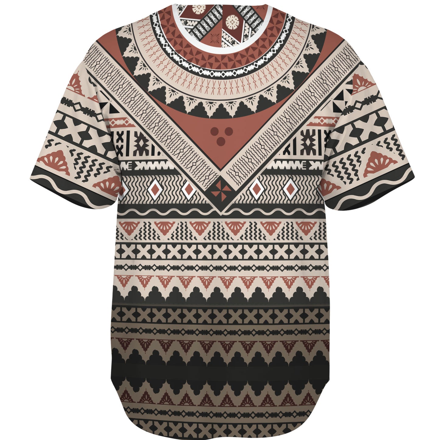 Fiji Baseball Shirt Fiji Traditional Culture - Tapa Cloth