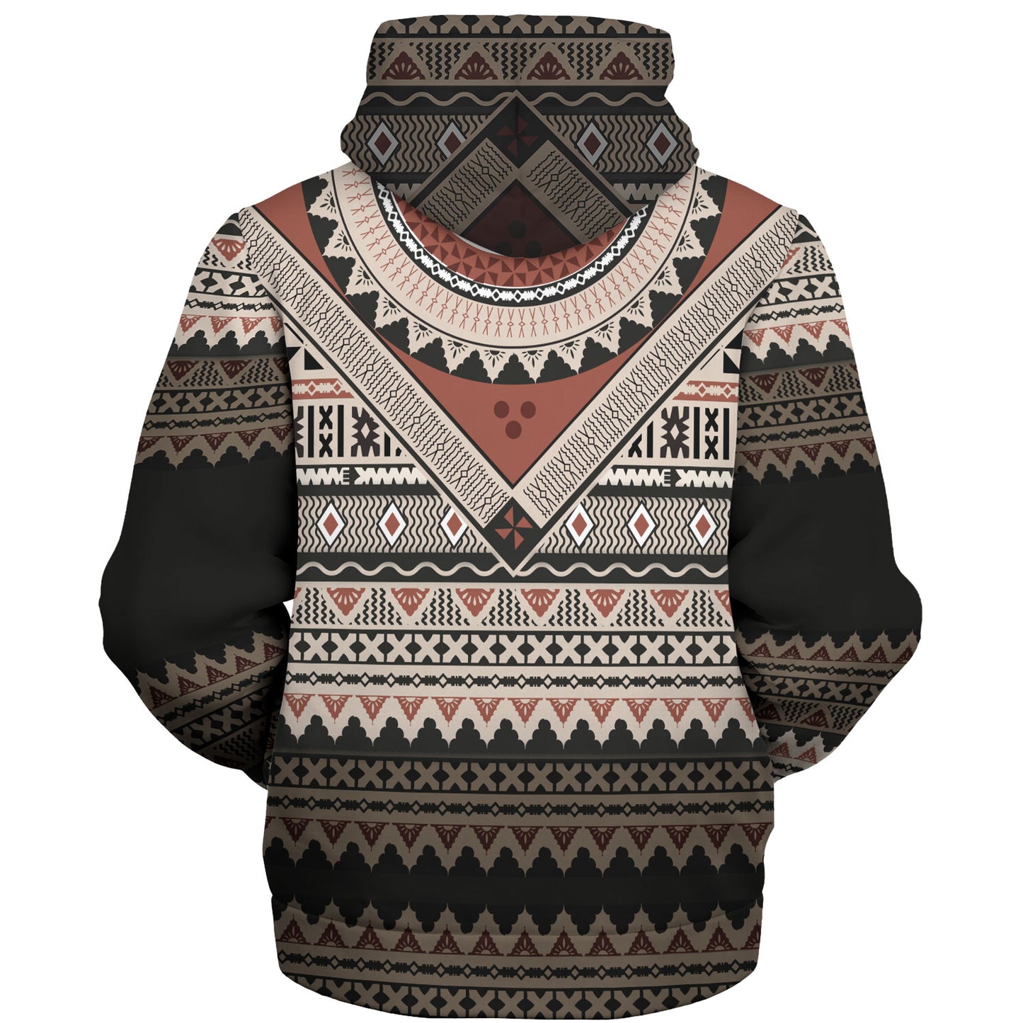 Fiji Sherpa Hoodie Fiji Traditional Culture - Tapa Cloth