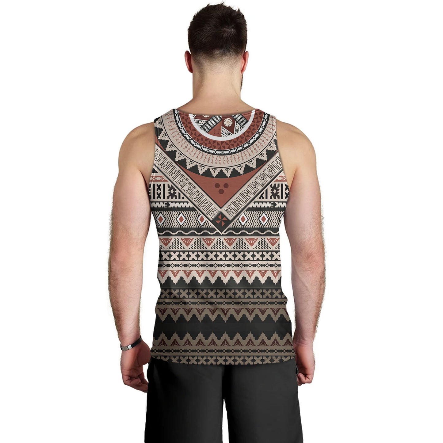 Fiji Tank Top Fiji Traditional Culture - Tapa Cloth