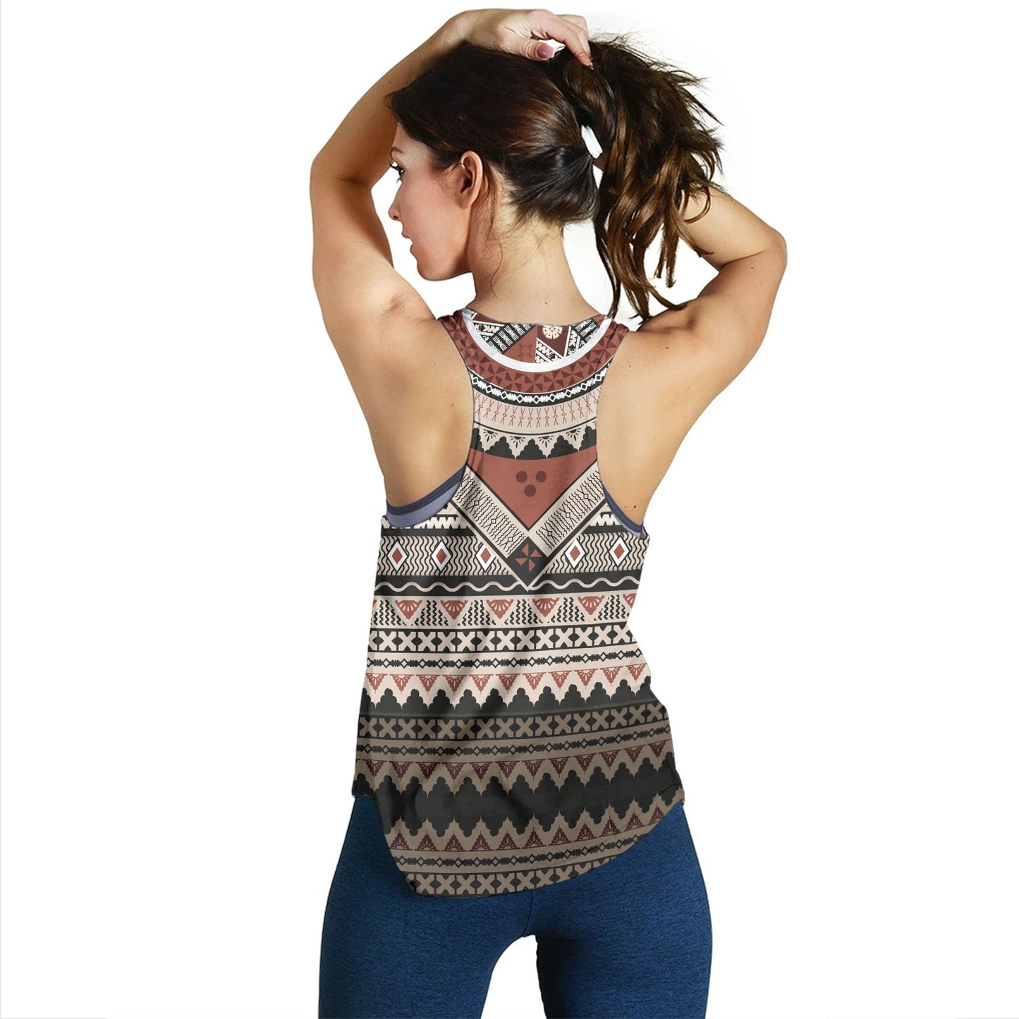 Fiji Women Tank Fiji Traditional Culture - Tapa Cloth