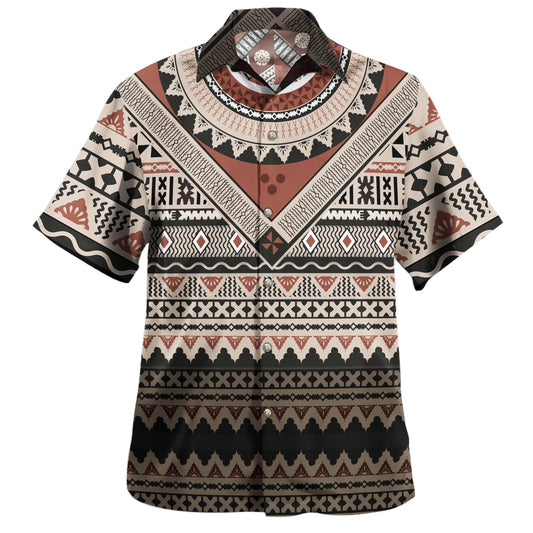 Fiji Hawaiian Shirt Bula Pattern Half Concept