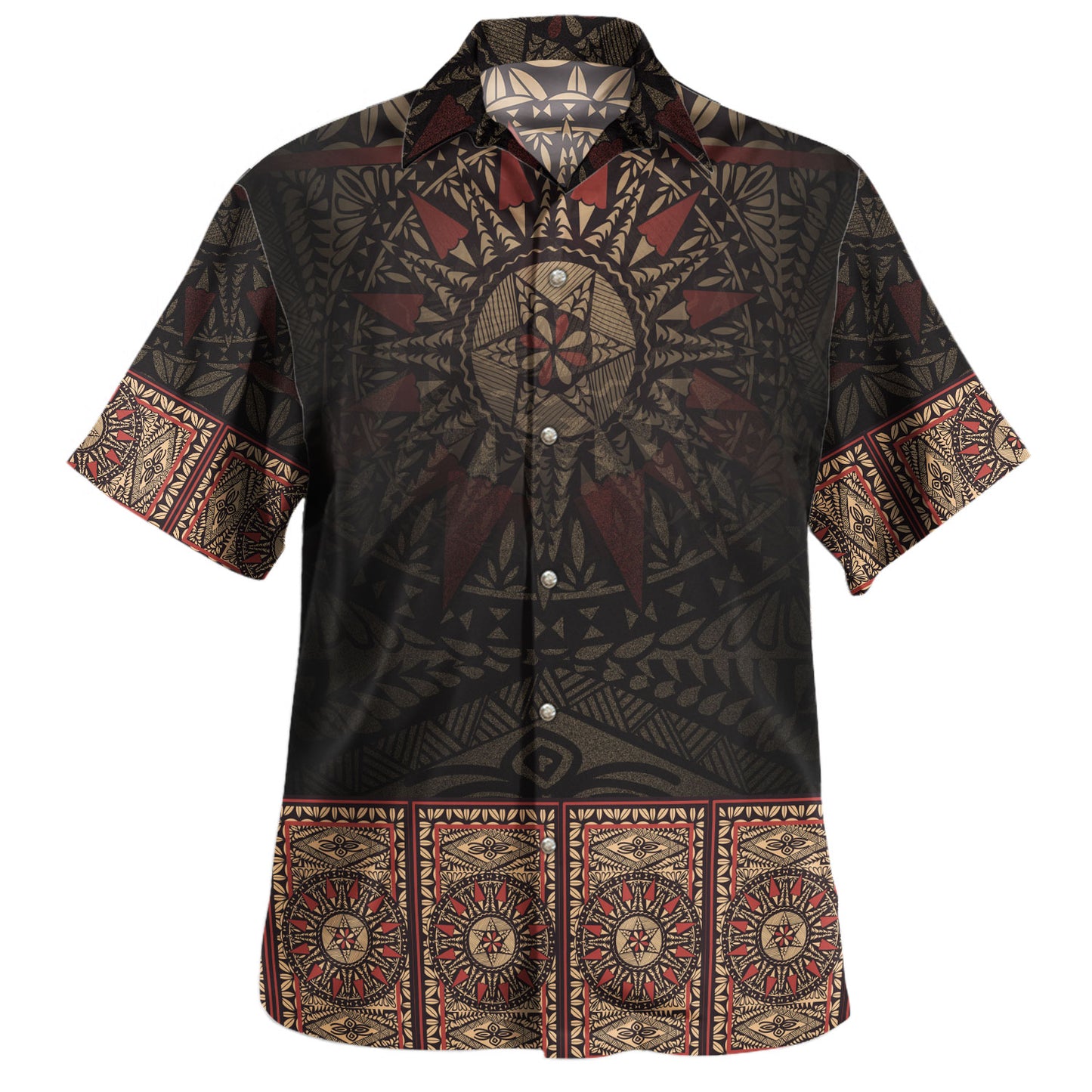 Fiji Hawaiian Shirt Fiji Traditional Culture - Tapa Cloth