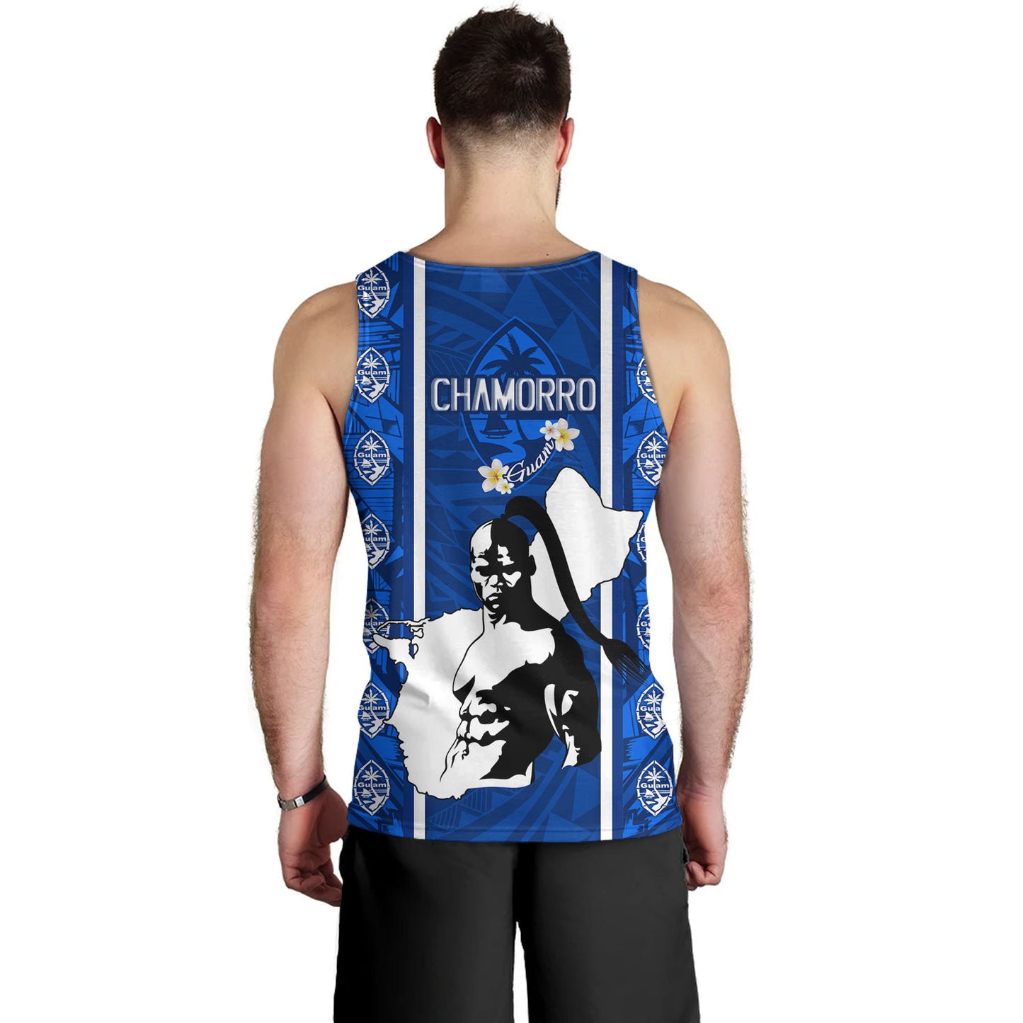 Guam Custom Personalised Tank Top Chamorro Warrior Traditional Tribal Patterns
