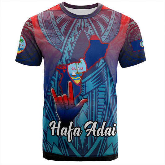 Guam T-Shirt Hafa Adai From Guam Style