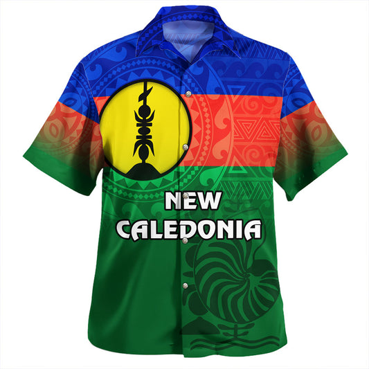 Solomon Islands Hawaiian Shirt Flag Color With Traditional Patterns
