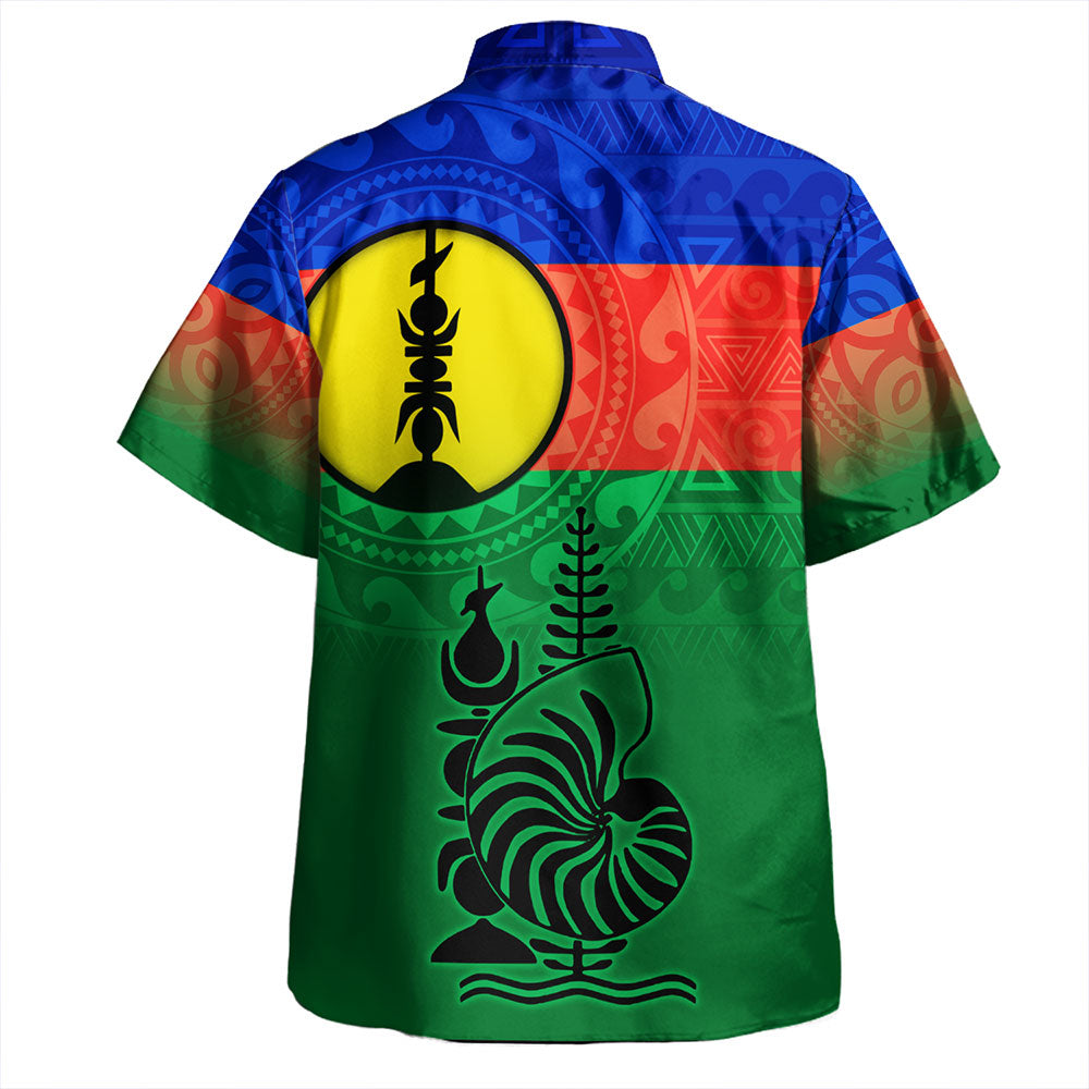 Solomon Islands Hawaiian Shirt Flag Color With Traditional Patterns