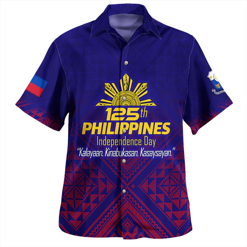 Philippines Filipinos Hawaiian Shirt Philippines Independence Day Kalayaan-Kinabukasan-Kasaysayan