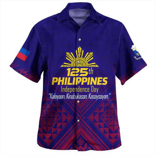 Philippines Filipinos Hawaiian Shirt Philippines Independence Day Kalayaan-Kinabukasan-Kasaysayan
