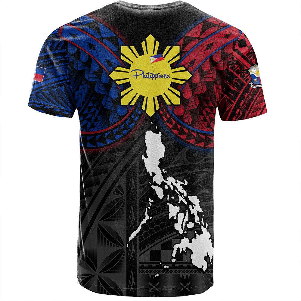 Philippines T-Shirt - Philippines Half Sleeve Tattoo Patterns Style
