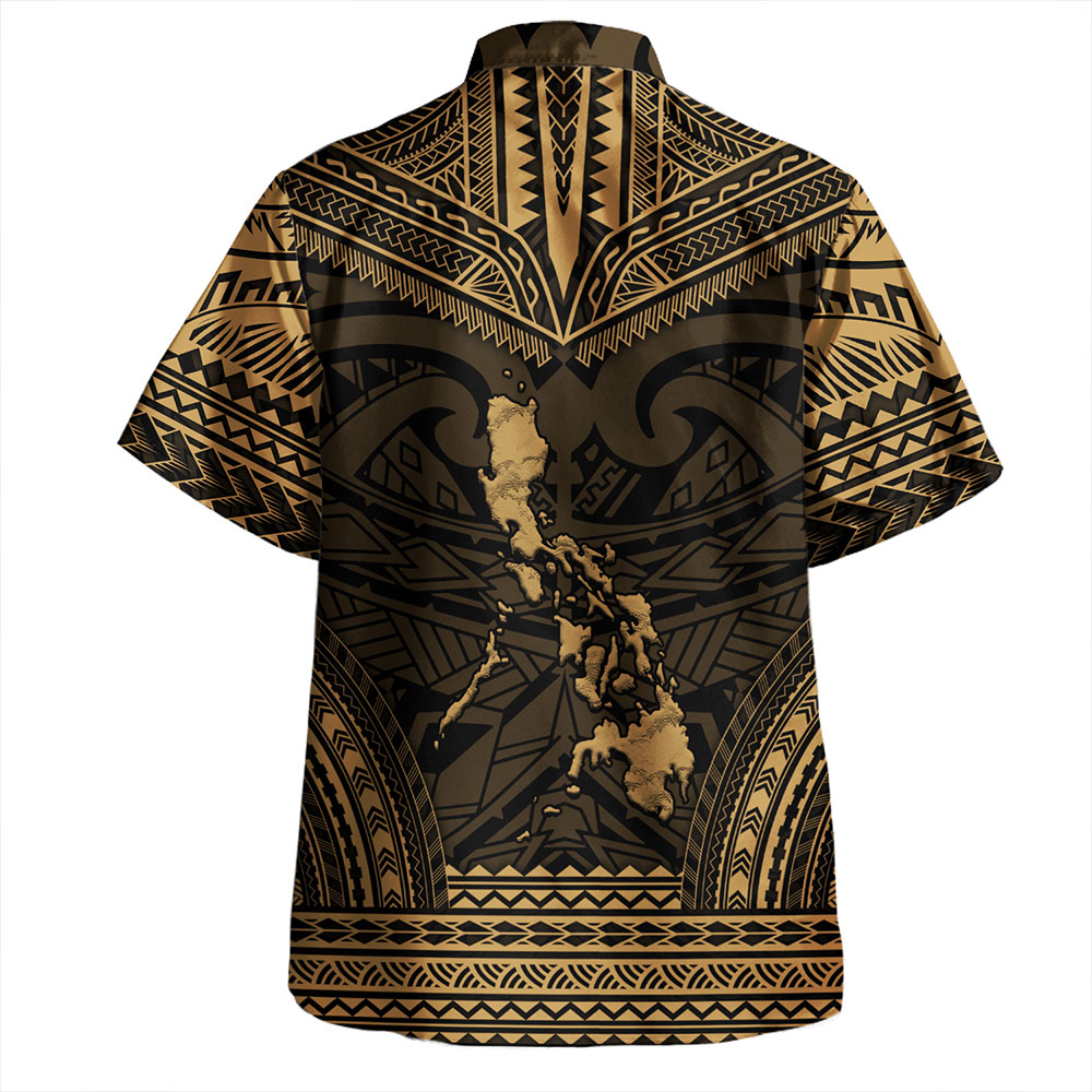Philippines Hawaiian Shirt - Philippines Cheif Tattoo Patterns Style