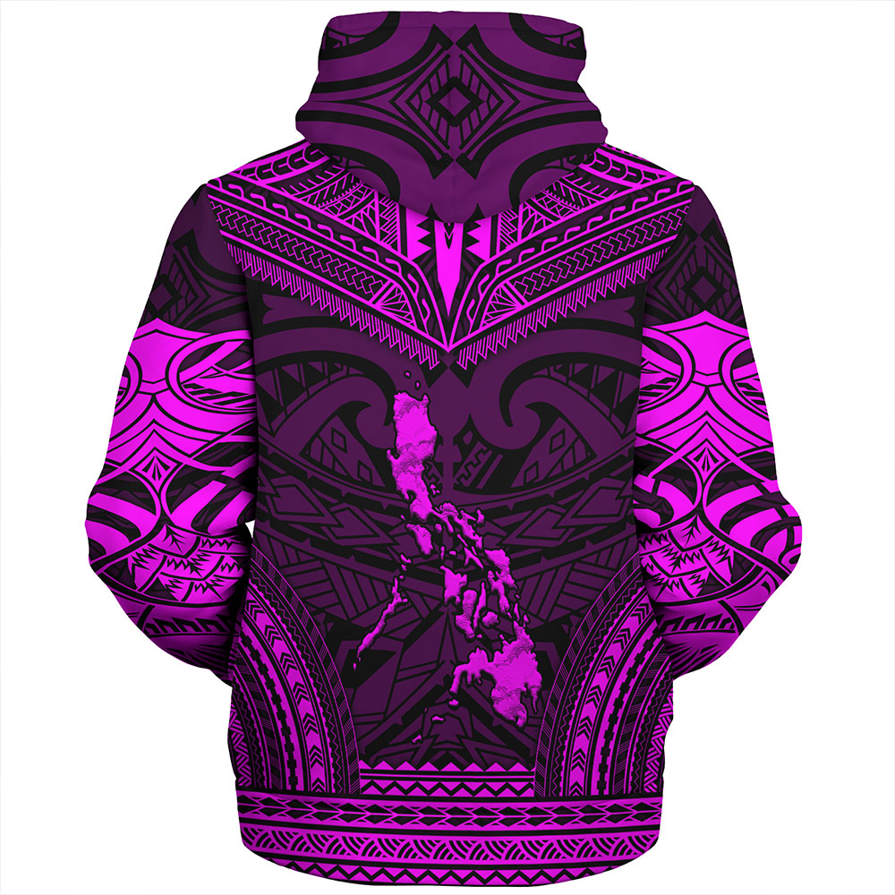 Philippines Sherpa Hoodie - Philippines Cheif Tattoo Patterns Style