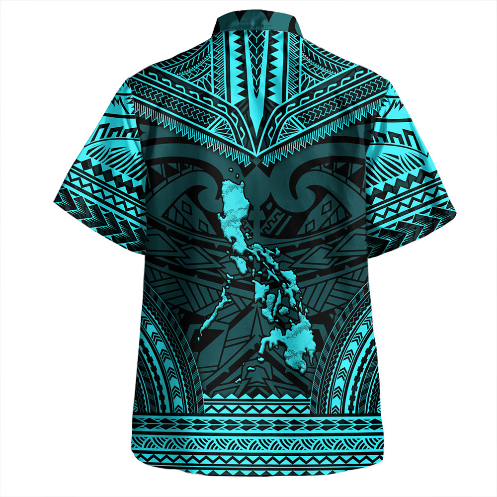 Philippines Hawaiian Shirt - Philippines Cheif Tattoo Patterns Style