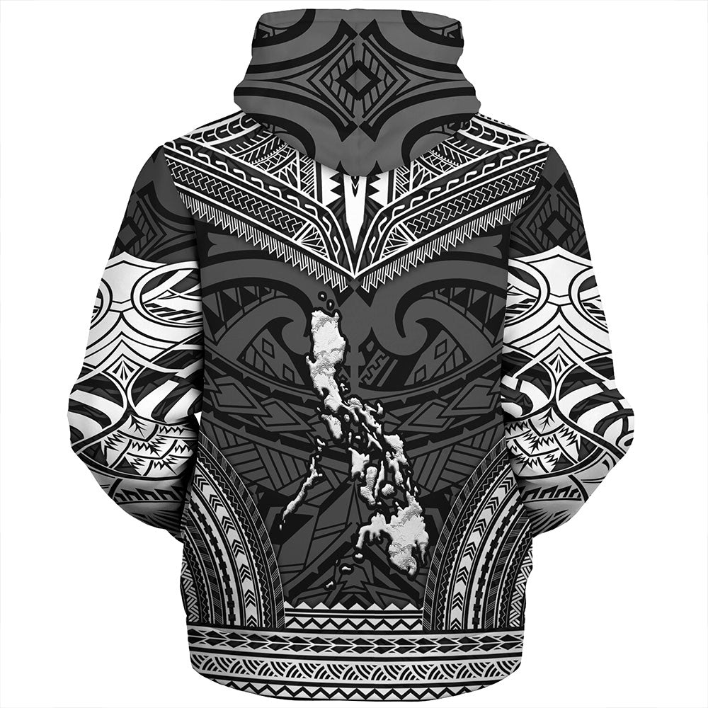 Philippines Sherpa Hoodie - Philippines Cheif Tattoo Patterns Style