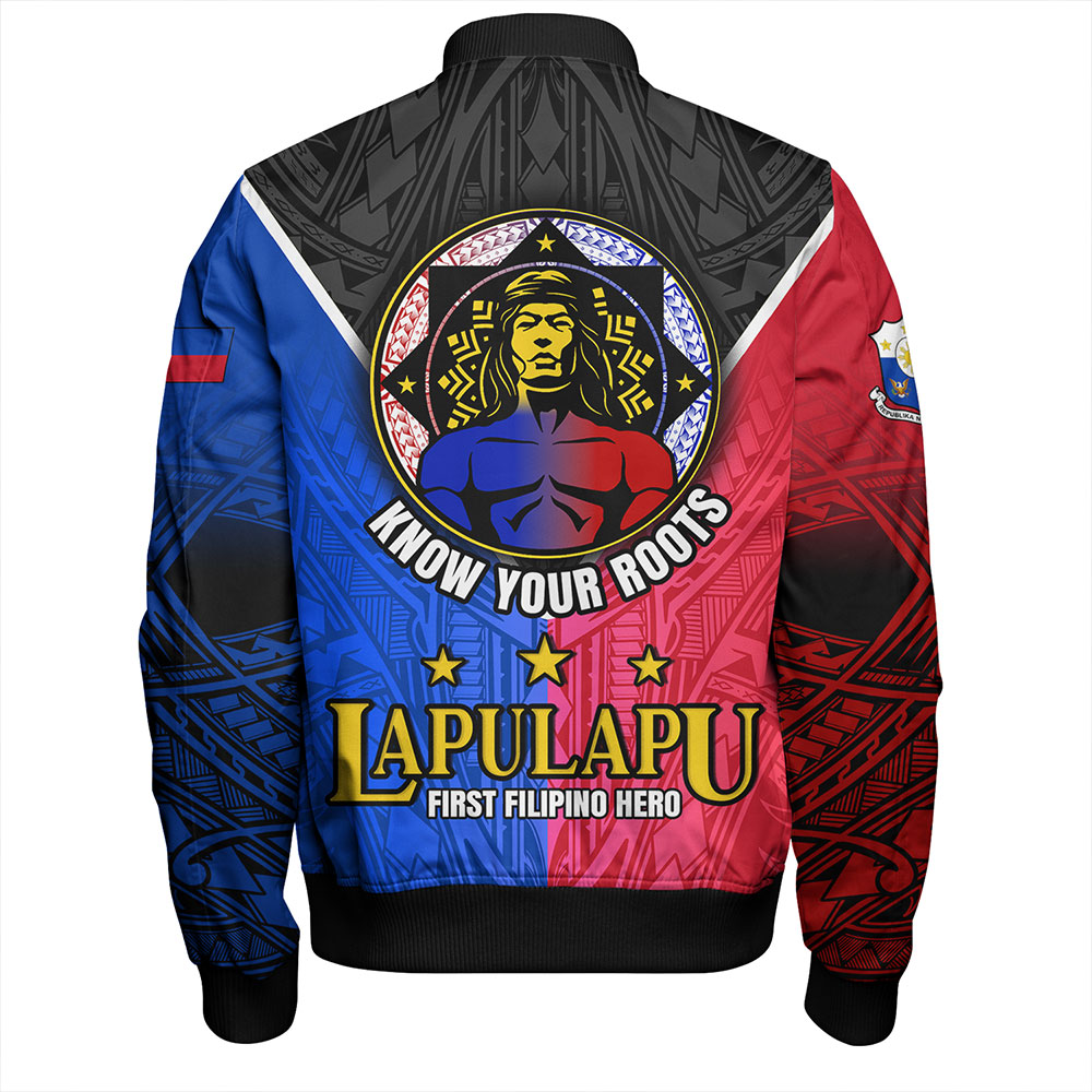 Philippines Filipinos Bomber Jacket Lapu-Lapu First Filipino Hero